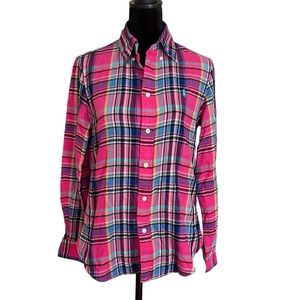 Ralph Lauren pink plaid shirt - size 6